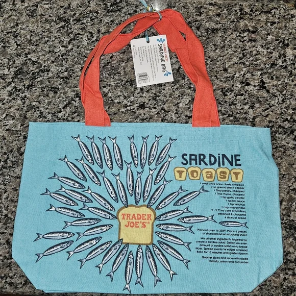 NWT Trader Joe’s Sardine Bag - Picture 2 of 4